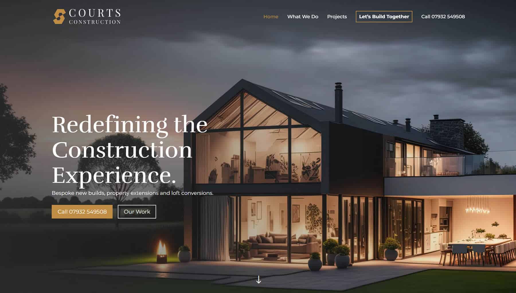 Courts Construction Website Design Medway Kent