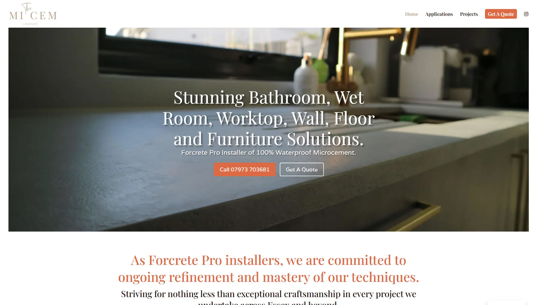 The Mi Cem Company Website Design Medway Kent BUD Leaders Website Design Medway Kent