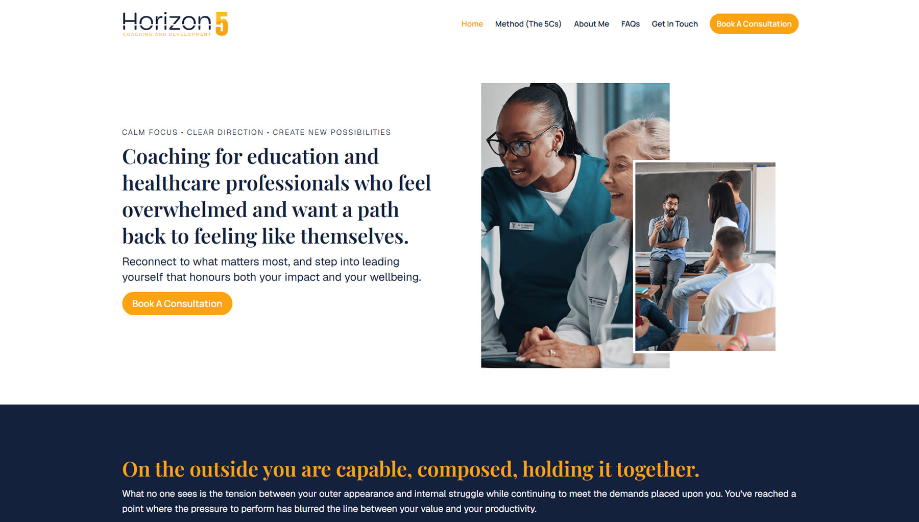 Horizon 5 Coaching Website Design Medway Kent